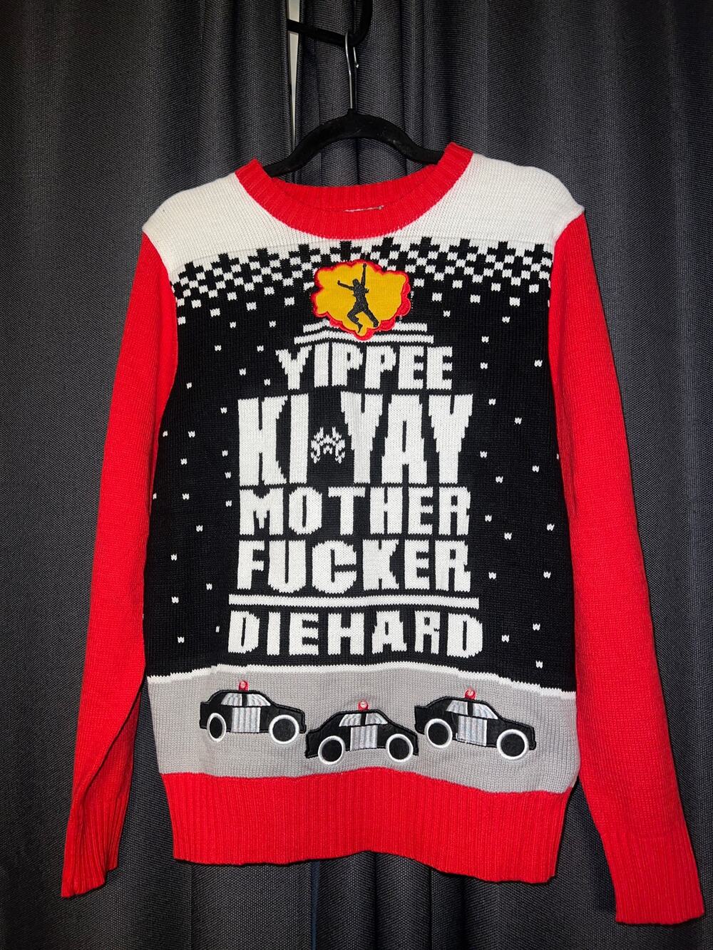 Ugly Christmas Sweater Xmas Size Small Die Hard